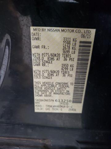 2015 NISSAN ARMADA PLA 5N1BA0NE5FN613250