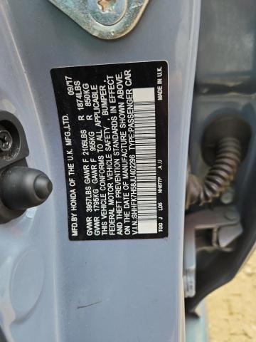 2018 HONDA CIVIC EX - SHHFK7H58JU402296