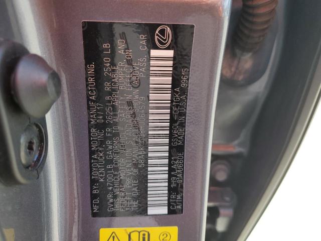 2017 LEXUS ES 350 58ABK1GG8HU064579