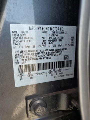 2023 FORD MUSTANG MA 3FMTK3SU6PMA70663