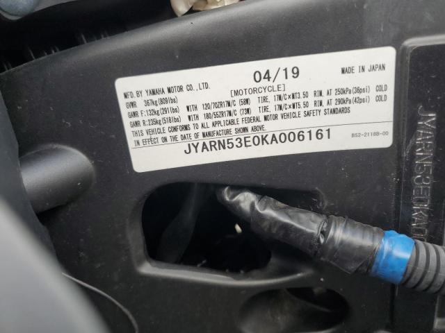 2019 YAMAHA MT09 JYARN53E0KA006161