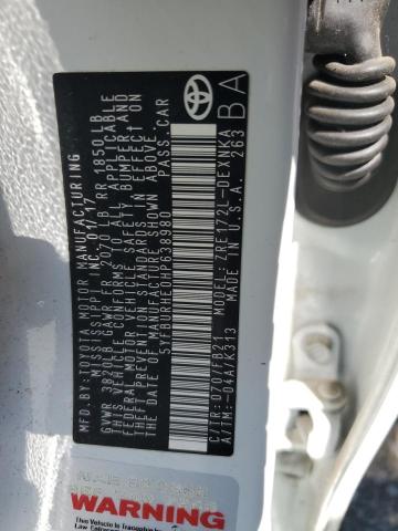 2017 TOYOTA COROLLA L 5YFBURHE0HP638980