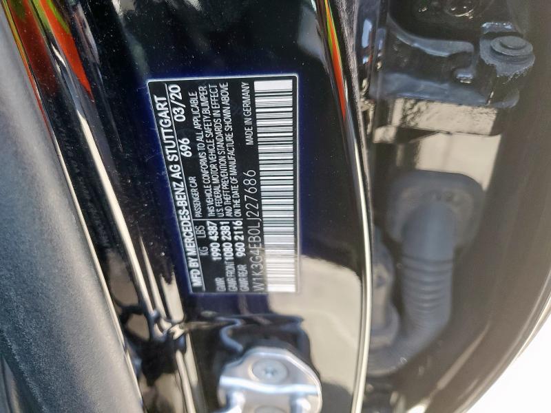 2020 MERCEDES-BENZ A 220 W1K3G4EB0LJ227686