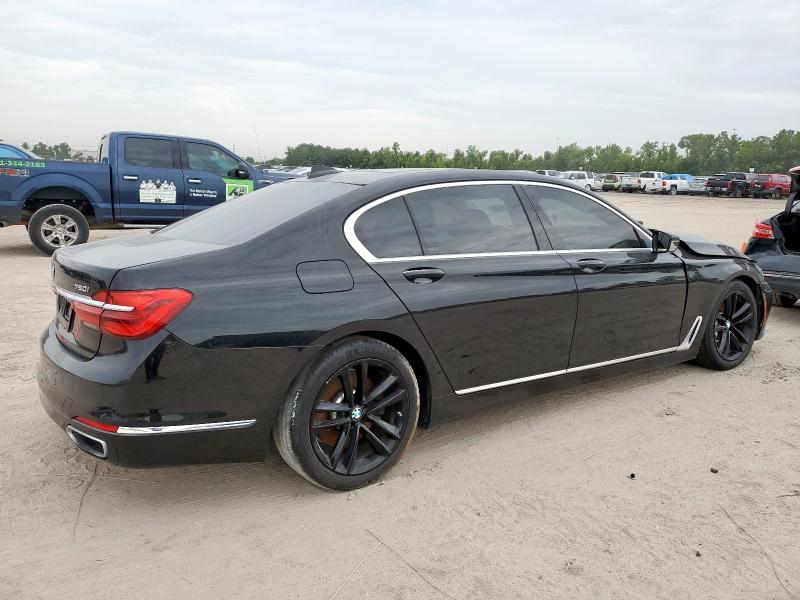 BMW 750 XI 2018 black  gas WBA7F2C56JB238700 photo #4