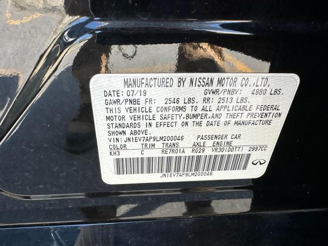 2020 INFINITI Q50 PURE JN1EV7AP9LM200046