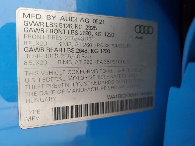 2021 AUDI Q3 PREMIUM WA1EECF36M1144964