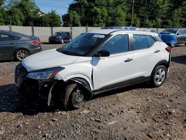 NISSAN KICKS S 2024 white  gas 3N1CP5BV7RL593552 photo #1
