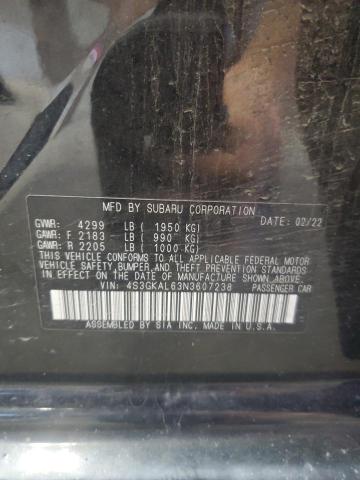 2022 SUBARU IMPREZA SP 4S3GKAL63N3607238