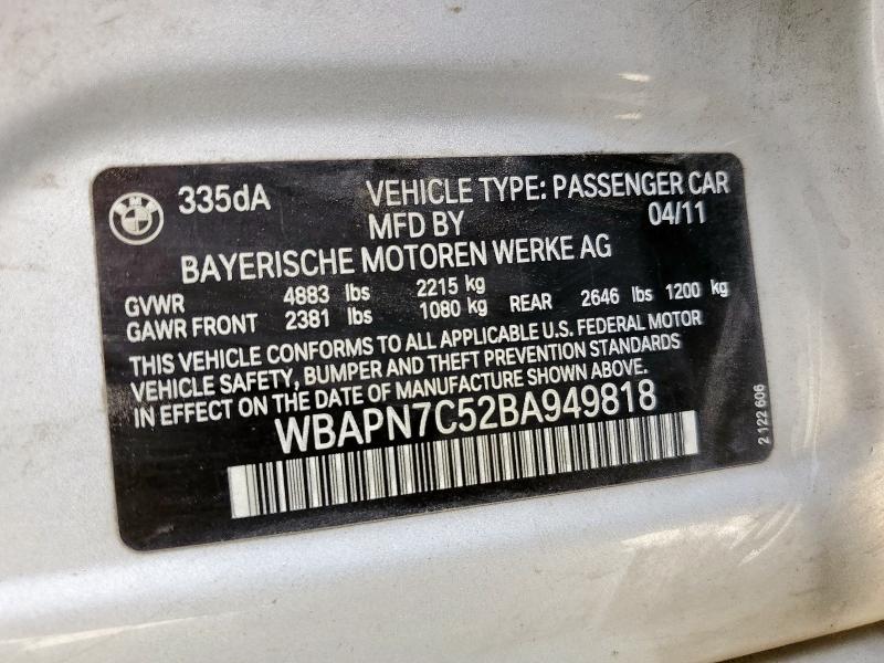 2011 BMW 335 D #3312641175