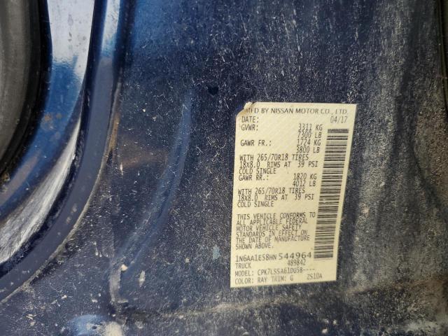 2017 NISSAN TITAN SV - 1N6AA1E58HN544964