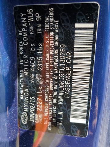 2015 HYUNDAI GENESIS CO KMHHU6KJ5FU130269