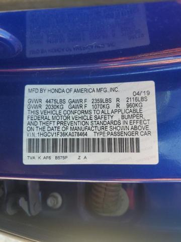 2019 HONDA ACCORD SPO - 1HGCV1F36KA078464