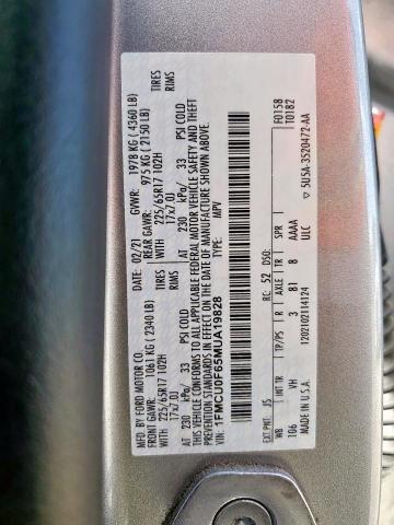 2021 FORD ESCAPE S - 1FMCU0F65MUA19828