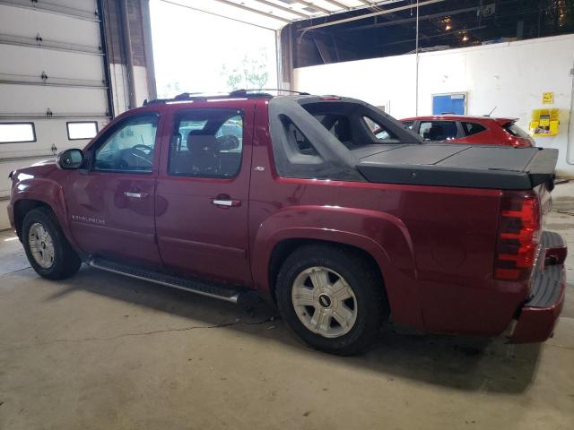 CHEVROLET AVALANCHE 2007 red crew pic flexible fuel 3GNFK12357G252423 photo #3