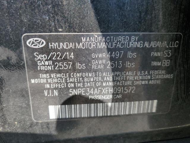 2015 HYUNDAI SONATA SPO 5NPE34AFXFH091572
