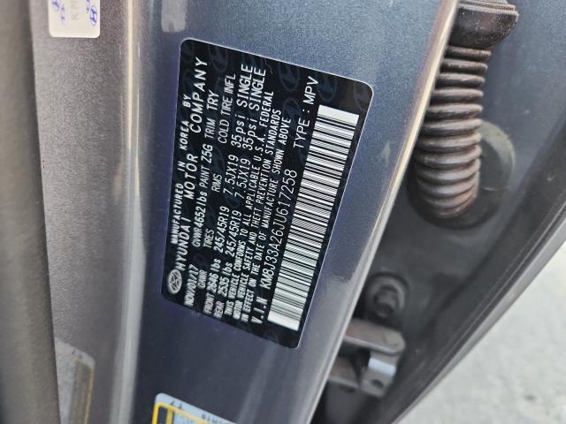 2018 HYUNDAI TUCSON VAL KM8J33A26JU617258