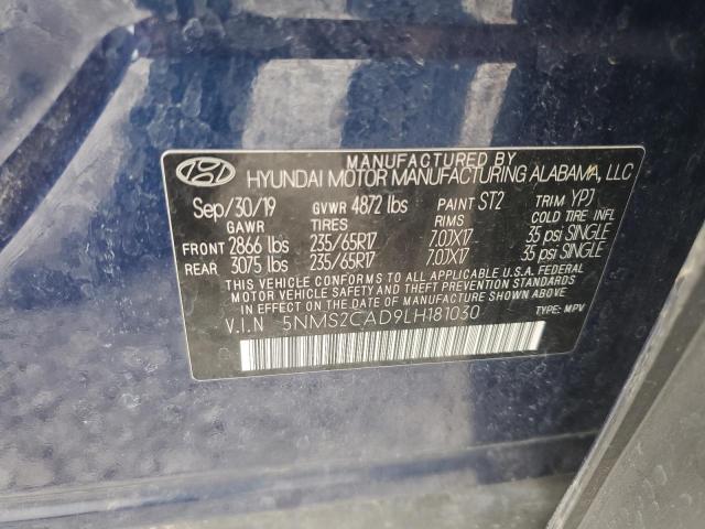 2020 HYUNDAI SANTA FE S - 5NMS2CAD9LH181030