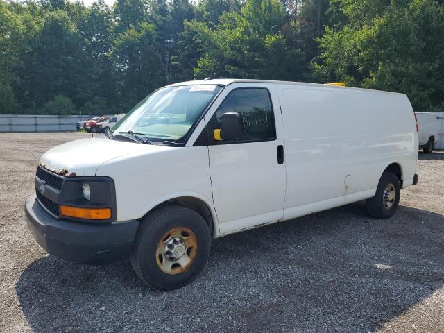 CHEVROLET EXPRESS G2 2014 white extended flexible fuel 1GCWGGFA6E1174610 photo #1