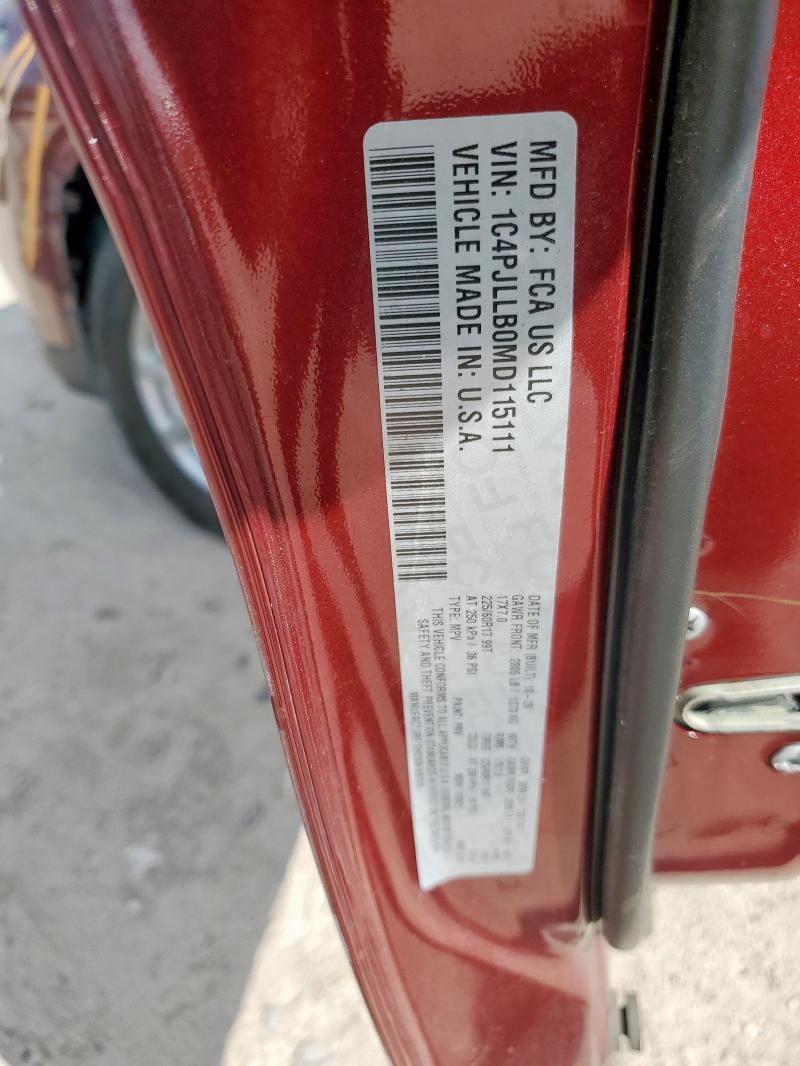 2021 JEEP CHEROKEE L - 1C4PJLLB0MD115111