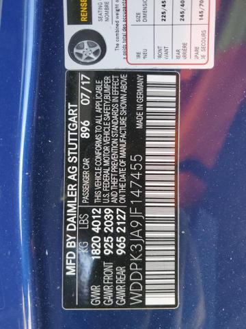 2018 MERCEDES-BENZ SLC 300 WDDPK3JA9JF147455