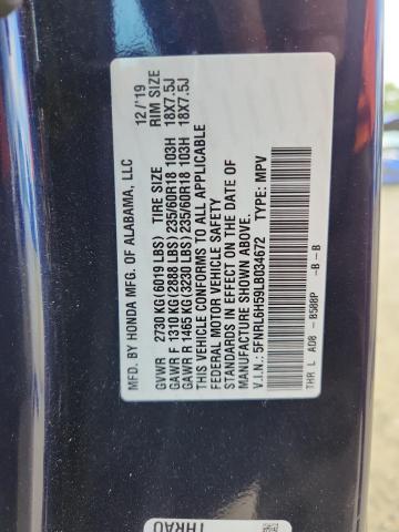 2020 HONDA ODYSSEY EX 5FNRL6H59LB034672