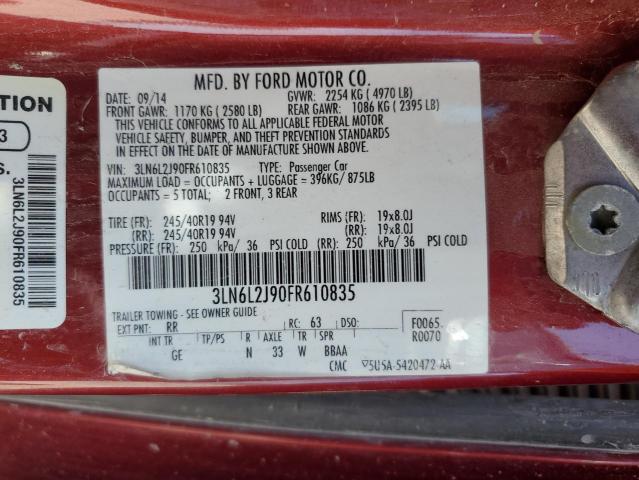 2015 LINCOLN MKZ 3LN6L2J90FR610835