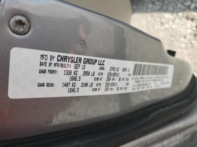 2013 DODGE GRAND CARAVAN SXT - 2C4RDGCG0DR549853