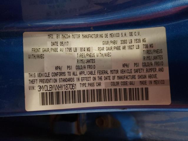 2017 TOYOTA YARIS IA 3MYDLBYVXHY187061