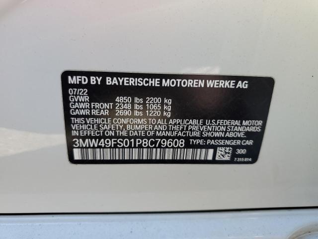 2023 BMW M340I 3MW49FS01P8C79608