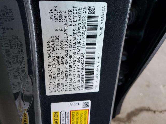2024 HONDA CIVIC TOUR 2HGFE1F96RH323485