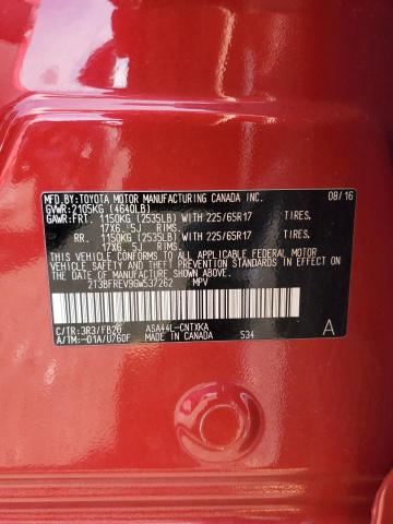 2016 TOYOTA RAV4 LE - 2T3BFREV9GW537262