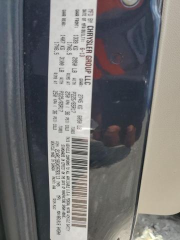 2013 CHRYSLER TOWN & COU - 2C4RC1BGXDR783113