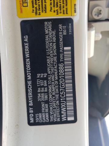 2016 MINI COOPER WMWXU1C57G2D10886