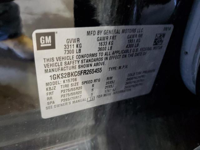 2015 GMC YUKON SLT 1GKS2BKC6FR265455