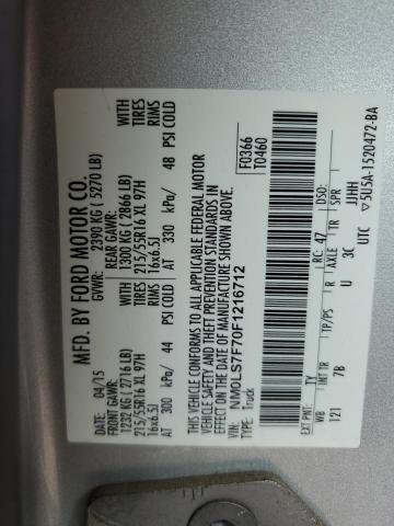 2015 FORD TRANSIT CO NM0LS7F70F1216712