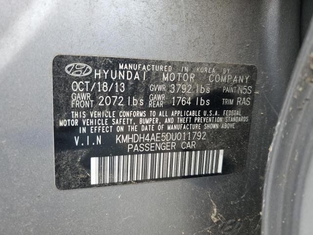 2013 HYUNDAI ELANTRA GL - KMHDH4AE5DU011792