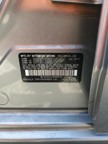 2018 MITSUBISHI MIRAGE ES ML32A3HJ3JH000570