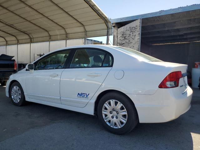 HONDA CIVIC GX 2010 white  compressed natural gas 19XFA4F58AE000743 photo #3