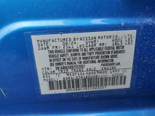 2025 NISSAN SENTRA SV 3N1AB8CV8SY222057