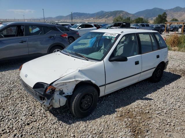 GEO METRO 1993 white  gas 2C1MR6461P6737263 photo #1