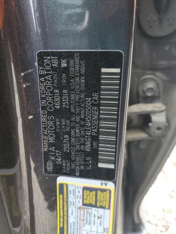 2017 KIA OPTIMA HYB KNAGT4LE4H5015004