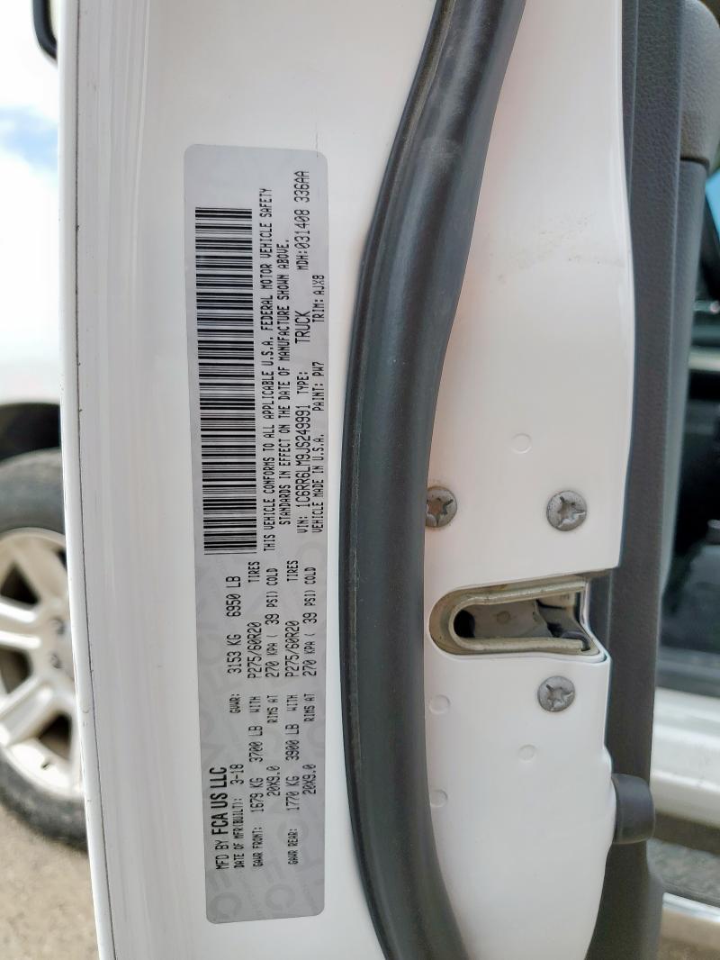2018 RAM 1500 SLT - 1C6RR6LM9JS249991