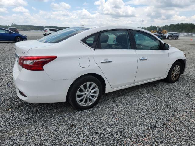 NISSAN SENTRA S 2019 white  gas 3N1AB7AP8KY412455 photo #4