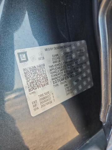 2019 GMC CANYON ALL 1GTG6FENXK1116310