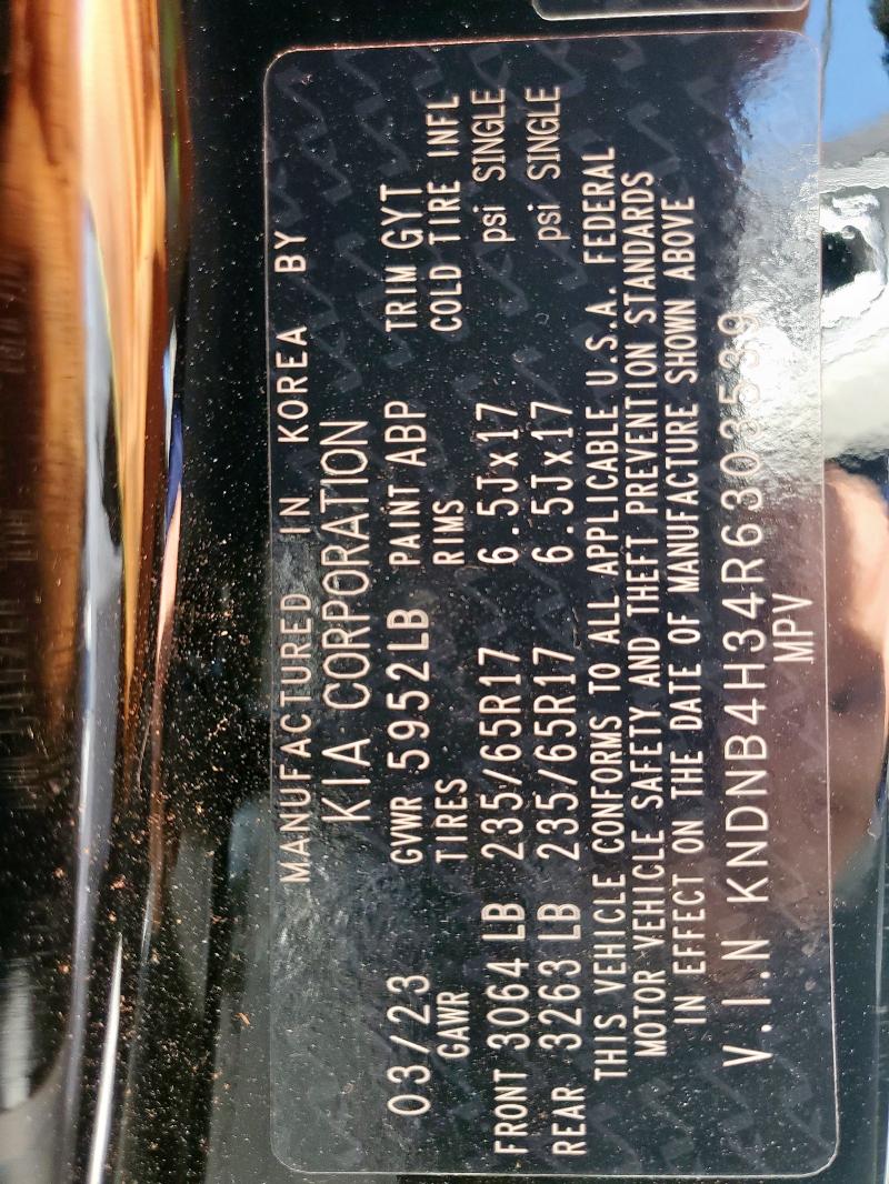 2024 KIA CARNIVAL L KNDNB4H34R6303539