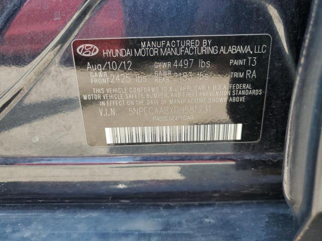 2013 HYUNDAI SONATA SE - 5NPEC4ABXDH581231