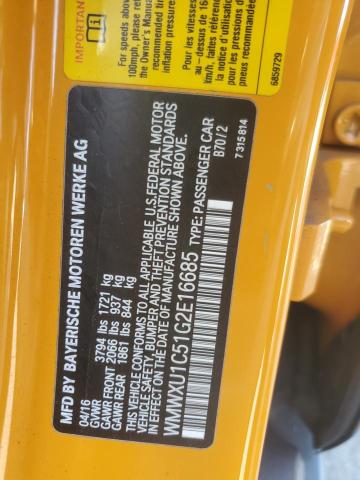 2016 MINI COOPER WMWXU1C51G2E16685