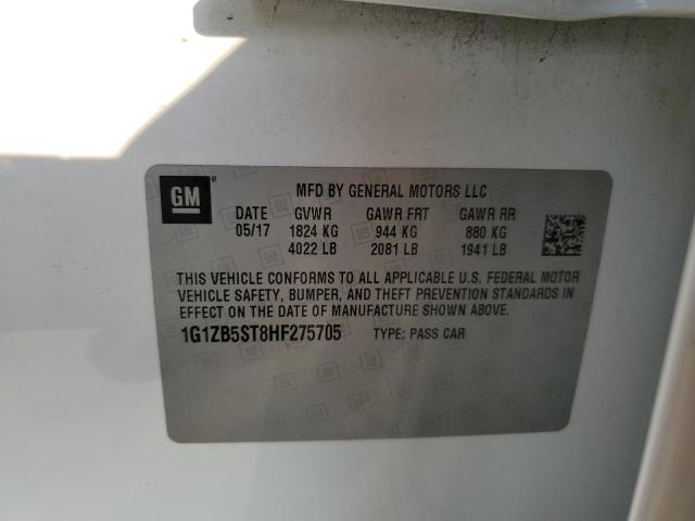 2017 CHEVROLET MALIBU LS - 1G1ZB5ST8HF275705