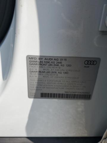 2015 AUDI Q5 PREMIUM WA1LFAFP1FA089662