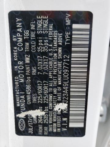 2020 HYUNDAI TUCSON SE - KM8J23A49LU097712